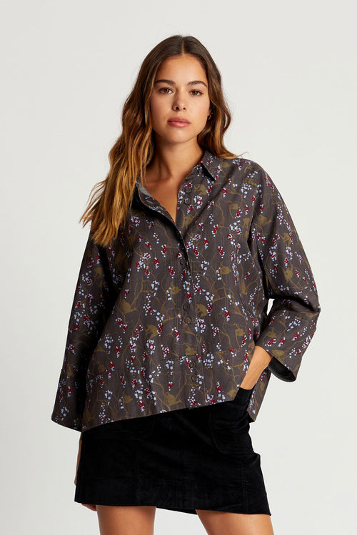 KIMONO - Shirt Winter Jungle Ivy