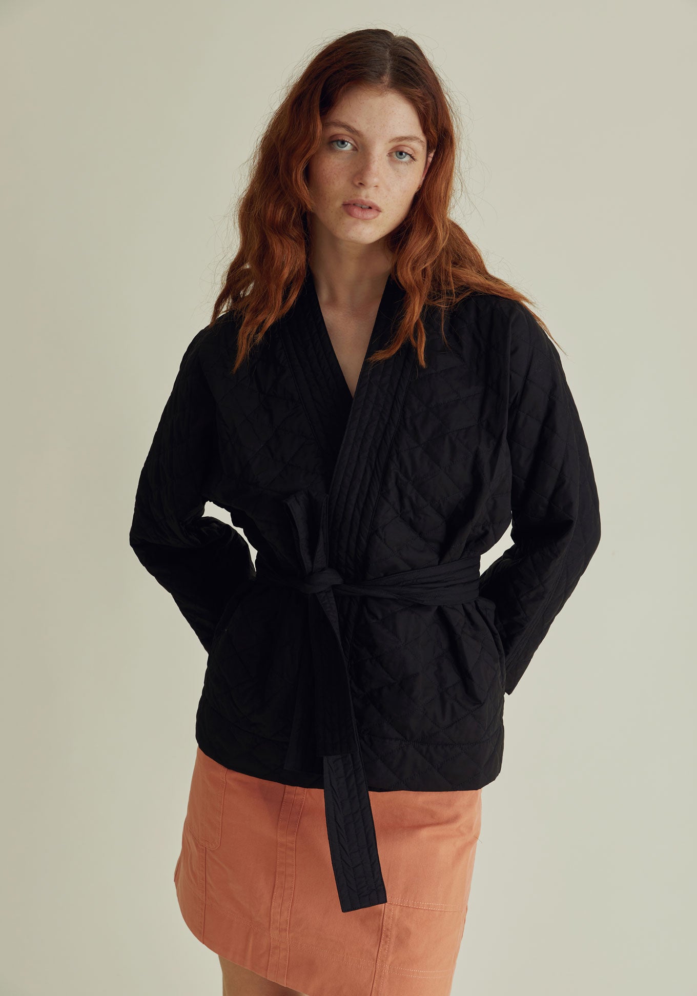 Cotton quilted jacket - Woman