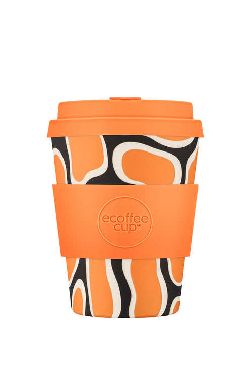 No to Nooplets Orange Reusable Bamboo Cup