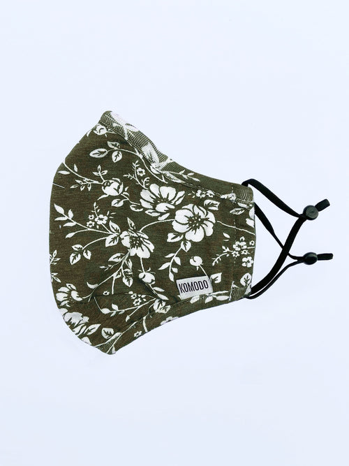 Face Mask - REUSABLE FACE FABRIC FACE MASK - ORCHARD