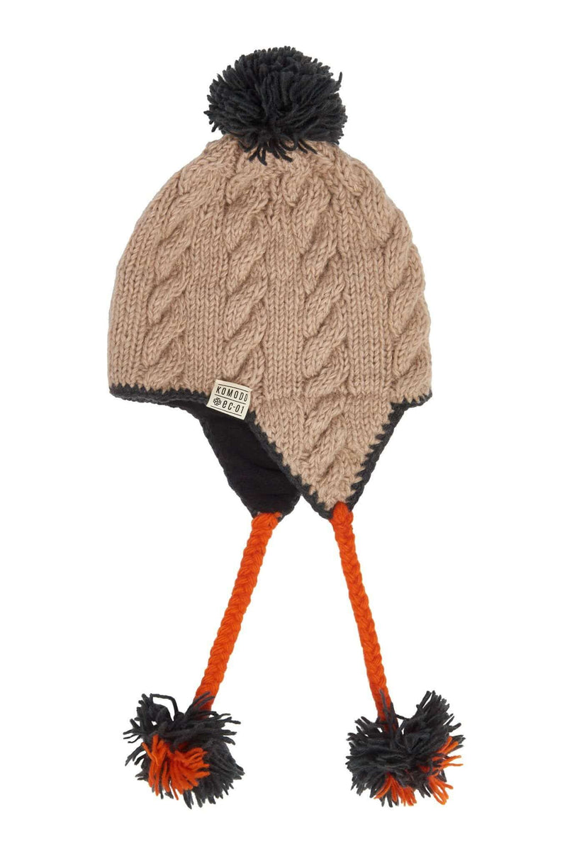 Hat - DASHER - Lambswool Pom Hat Camel