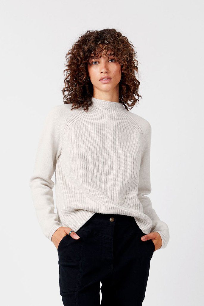 Jumper - KATTY - Merino Jumper Warm Sand